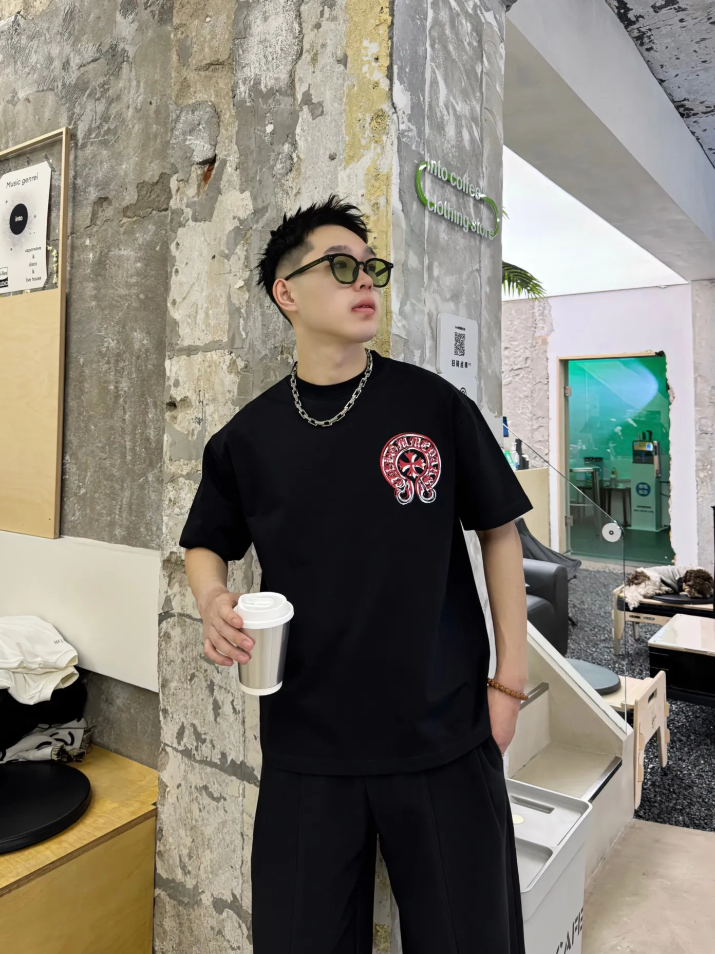 ch 2024 New Arrival t Same Style T S M L XL XXL Black White